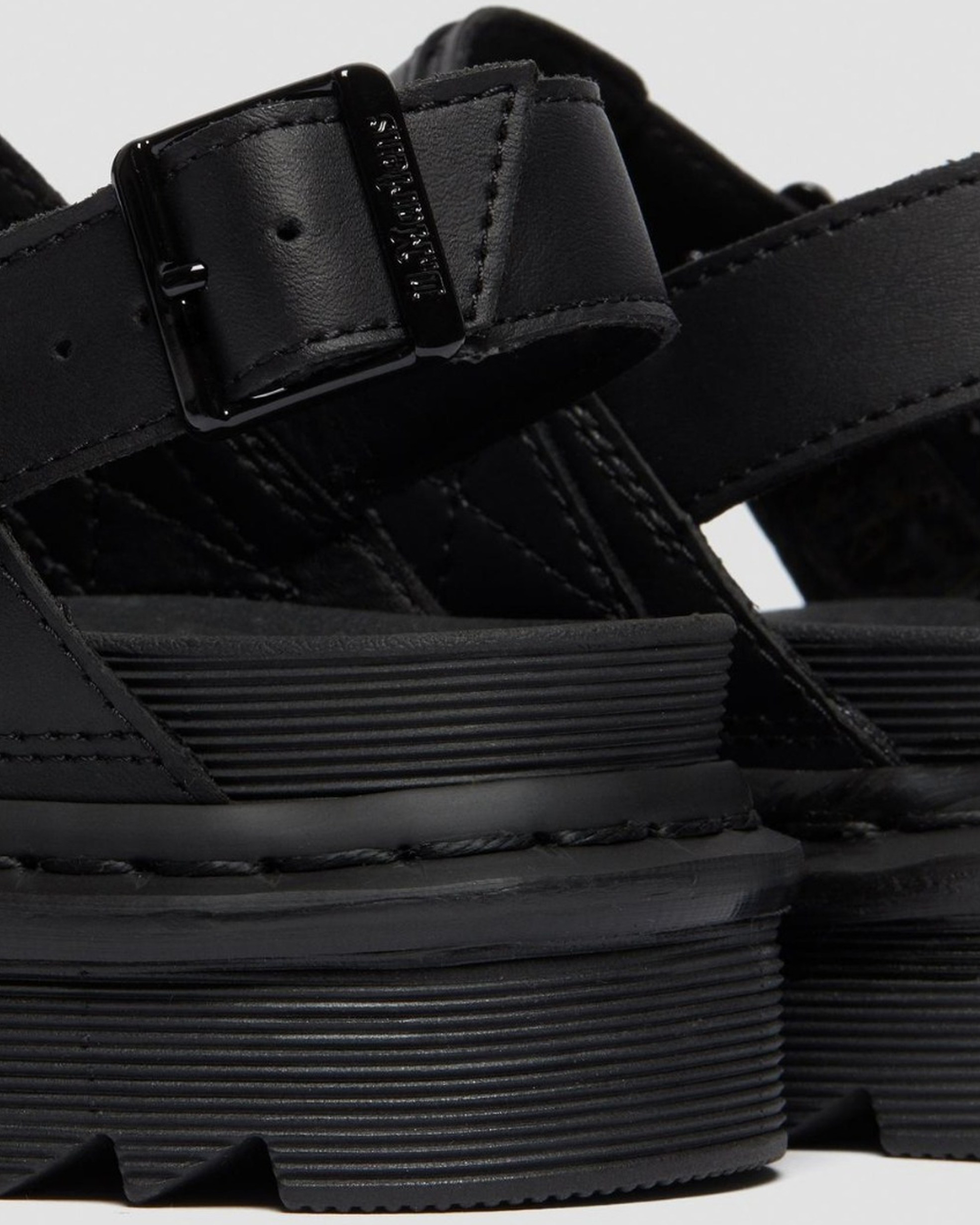 Shop Dr. Martens' Voss Black Hydro Leather