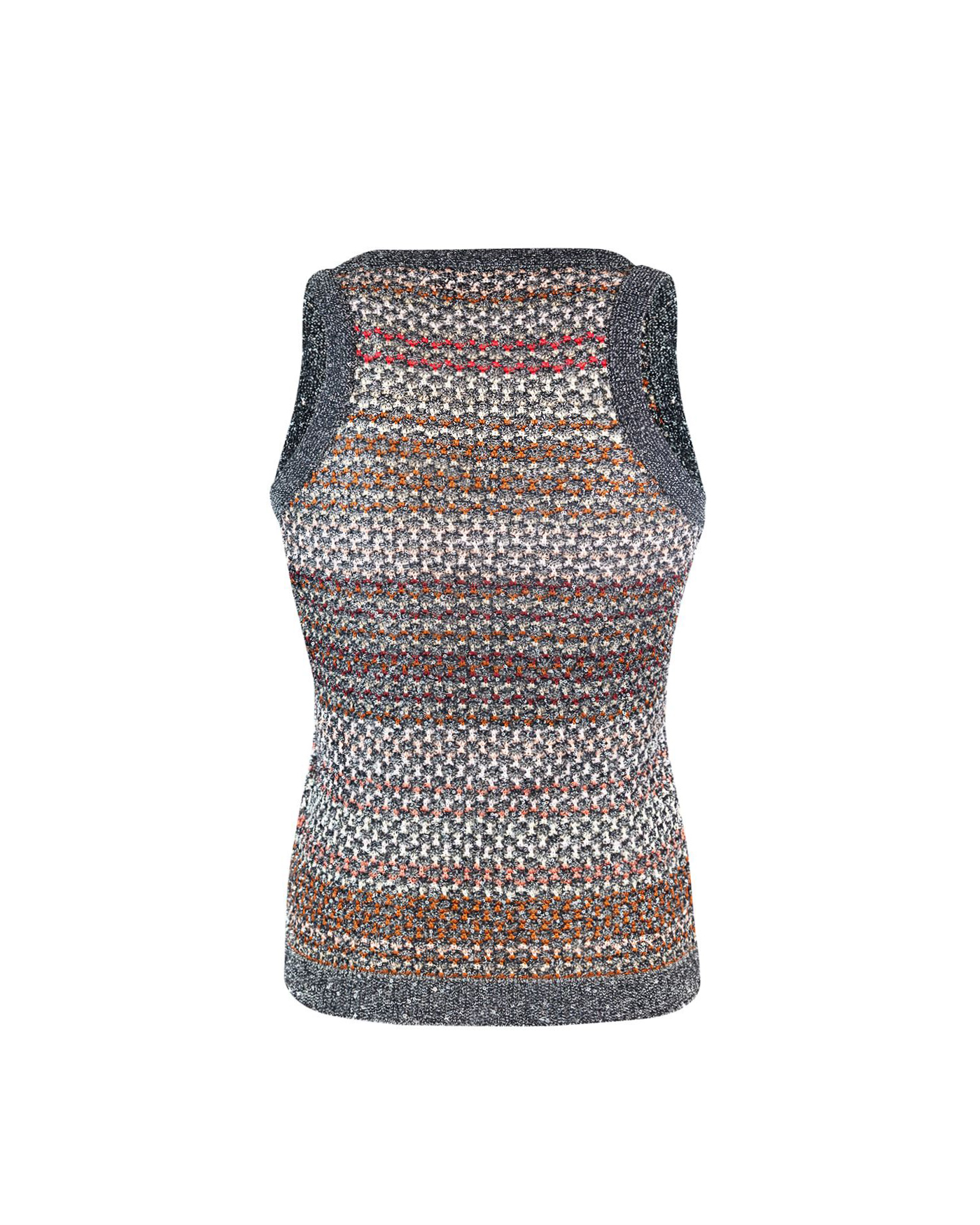 Shop Missoni Mesh Tank Top With Sequin Application In Bk033psm9aj