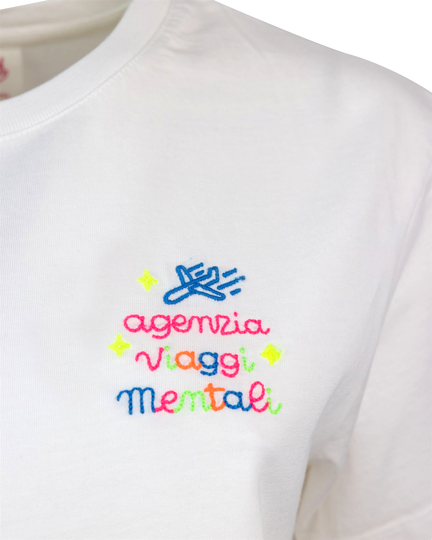 Shop Mc2 Saint Barth Mental Travel Agency T-shirt In 00563f