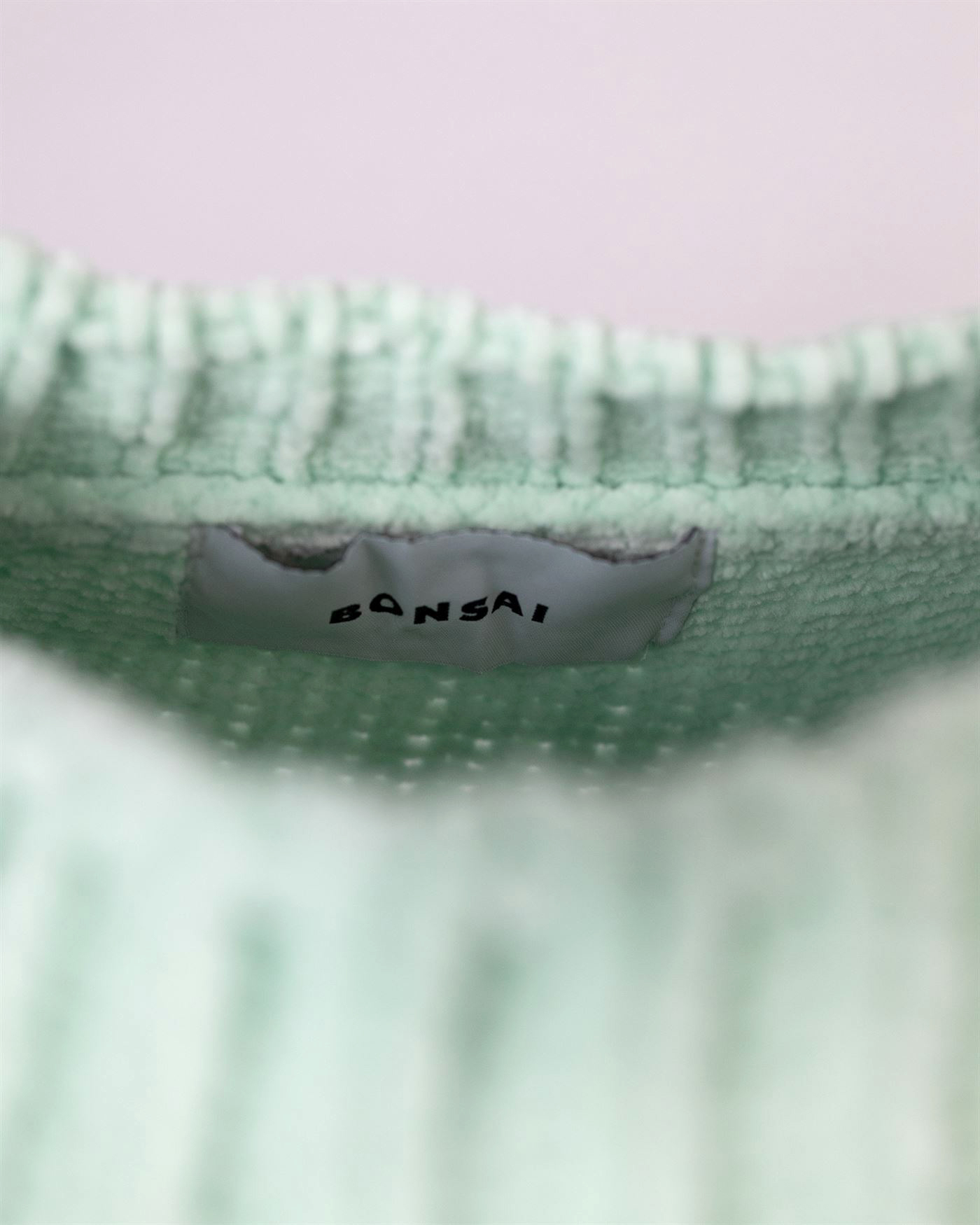 Shop Bonsai Clothing Aquamarine Chenille Sweater In Ice
