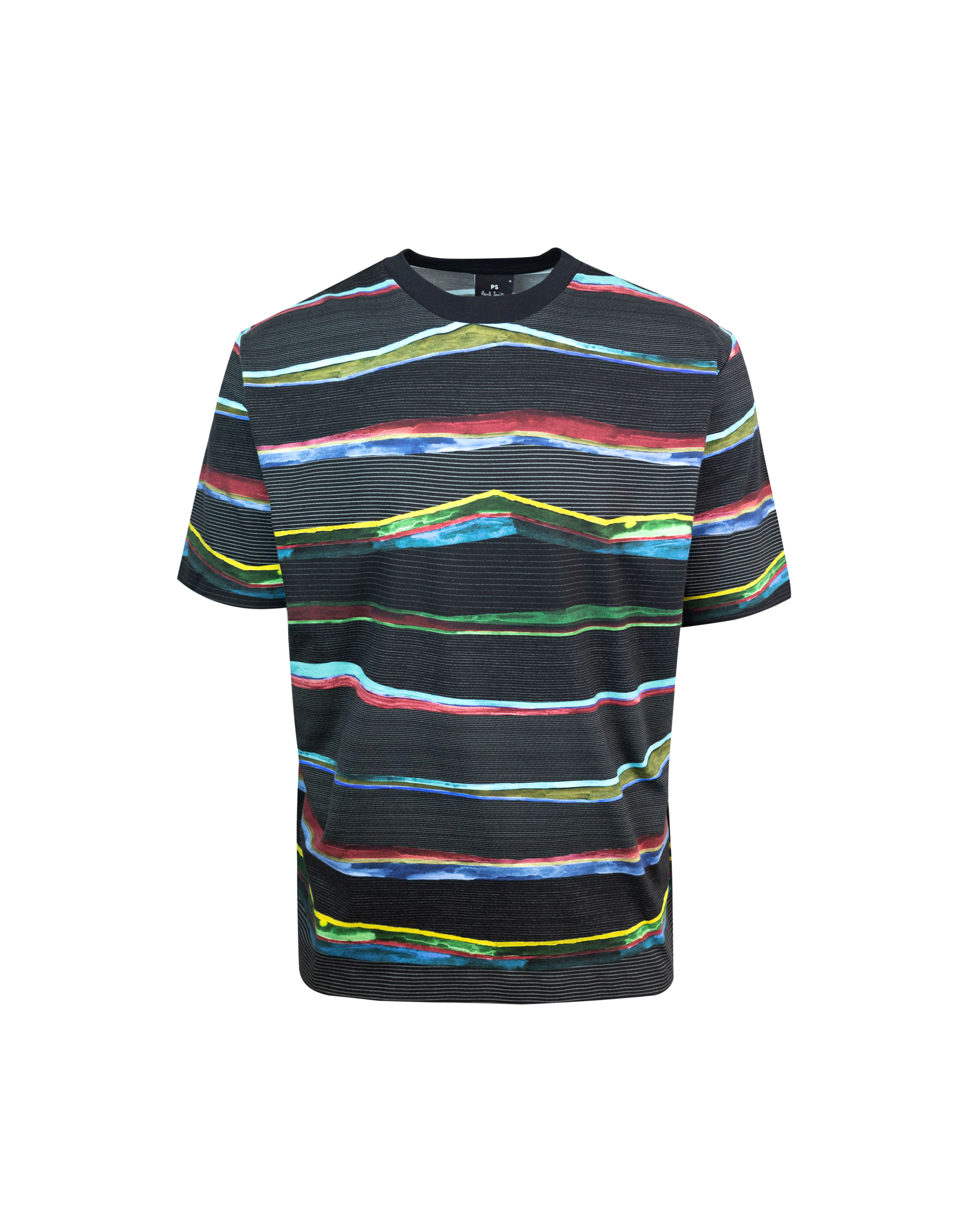 Shop Ps By Paul Smith T-shirt Stampa Plains Nera In 79black