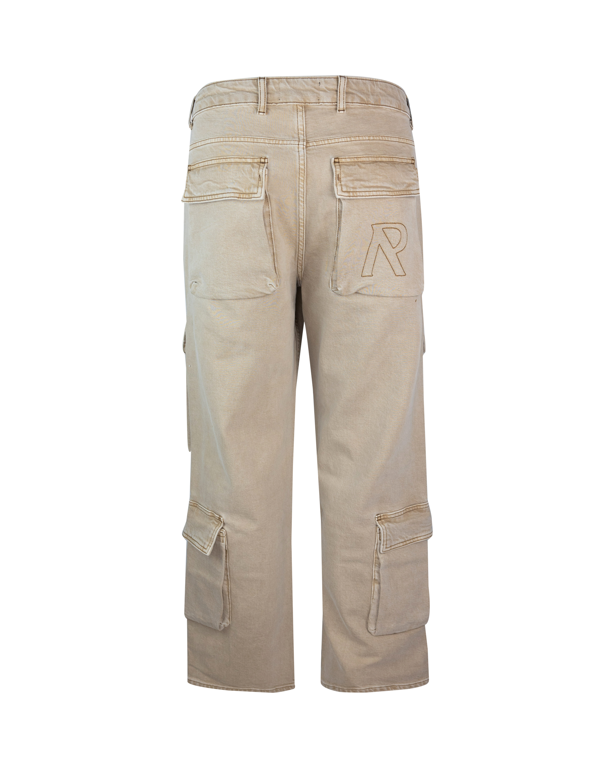 Shop Represent Clothing 3d Cargo Trousers In 496dirtcashmere