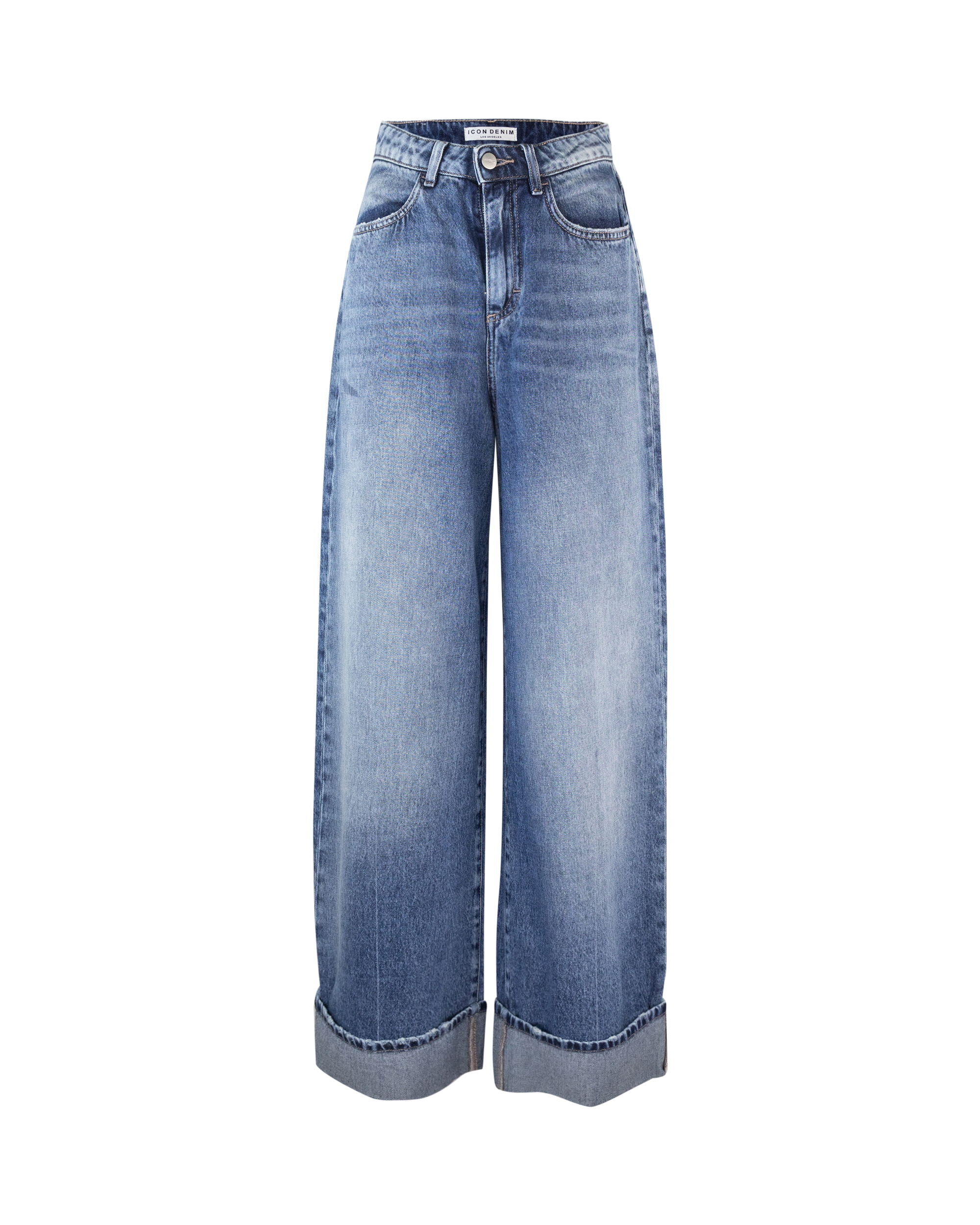 Shop Icon Denim Lea Jeans With Turn-up In Id8250