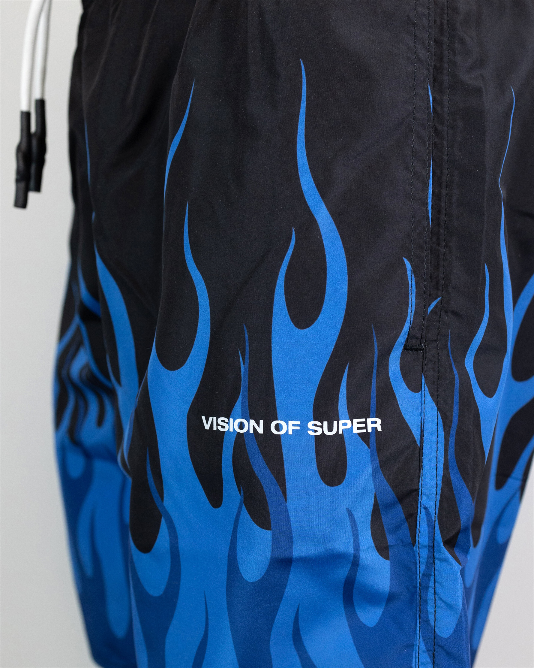 Shop Vision Of Super Blue Double Flame Costume In Black