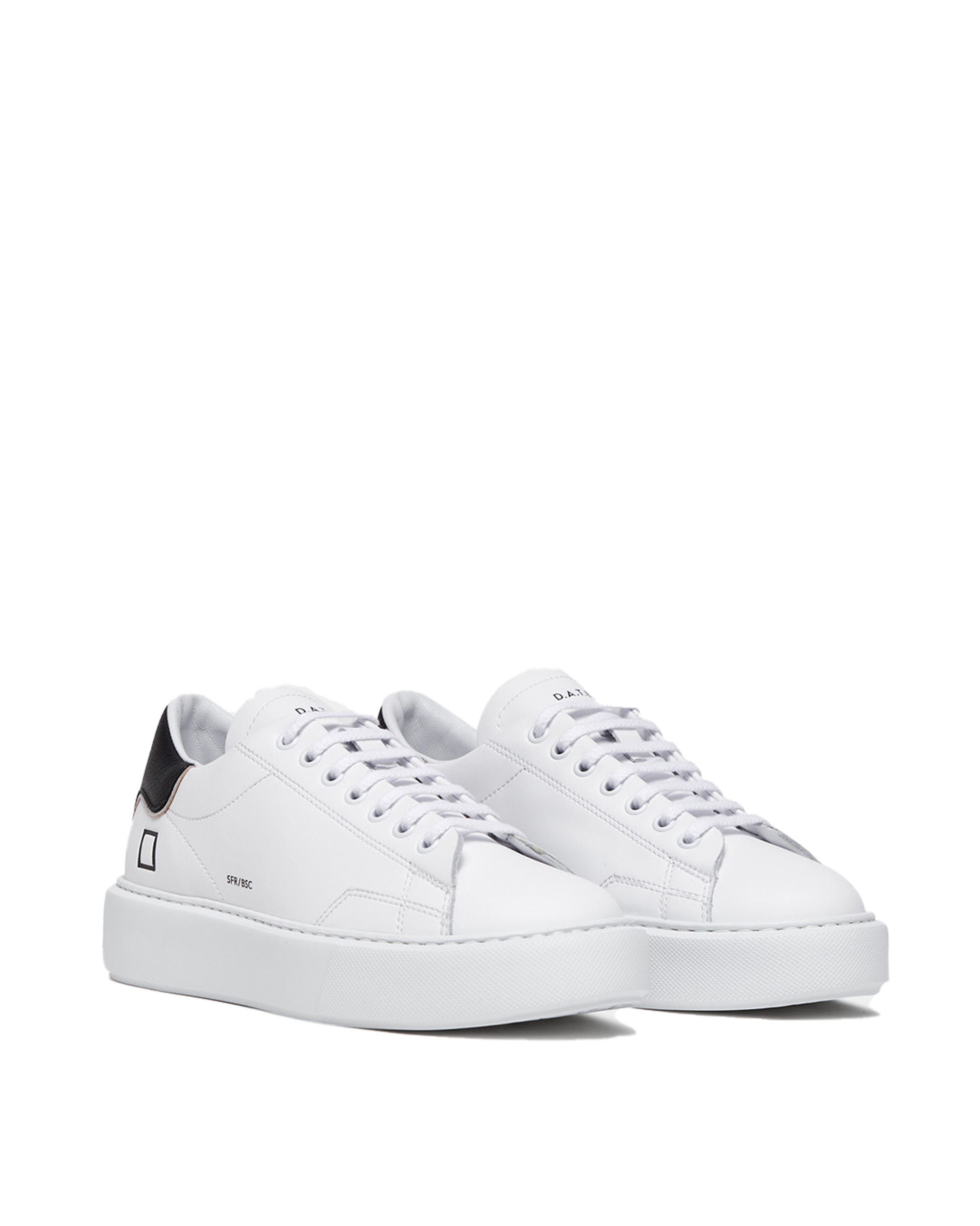 Shop Date Sneaker Sfera Basic White Black
