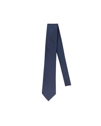 Cravatta jaquard blu