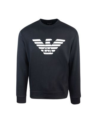 Logo print modal blend sweatshirt