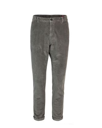 Pantalone Osaka in velluto grigio