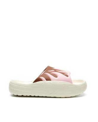 "NYU Slide Brown/Pink" slippers