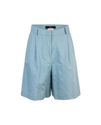 Light blue Ecuba Bermuda shorts with pinces