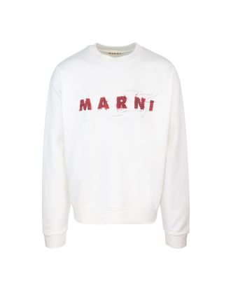Organic cotton sweatshirt with logo