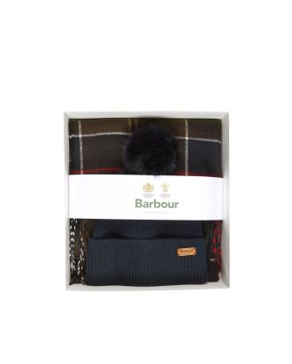 Gift set berretto e sciarpa fantasia Tartan