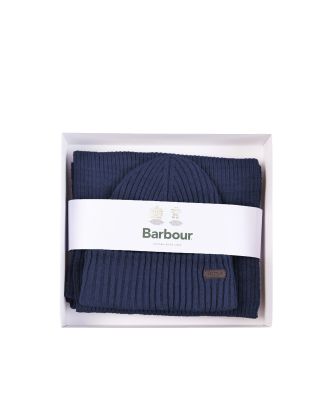 Gift set "Crimdon" berretto e sciarpa blu