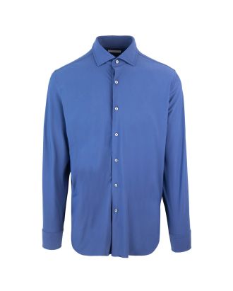 Camicia classica elasticizzata Azzurra