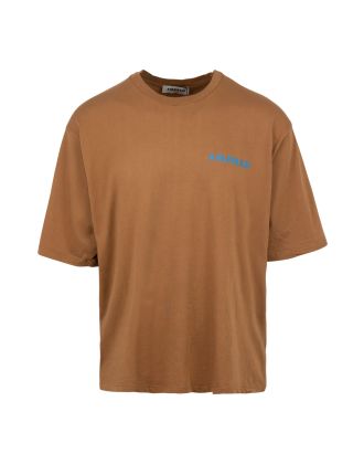 T-shirt oversize con logo stampato