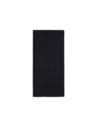 Pashmina jaquard nera