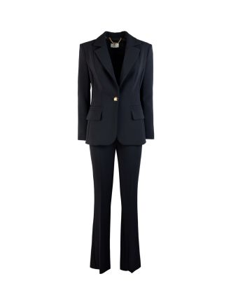 Tailleur in crepe stretch nero