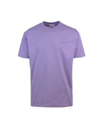 T-shirt viola con ricamo