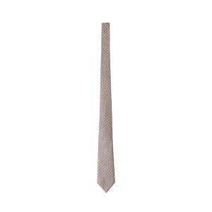Cravatta in seta con motivo geometrico