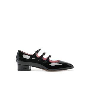Ariana ballet flats in black patent leather