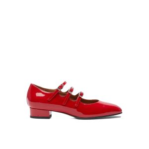 Ariana ballerinas in red patent leather