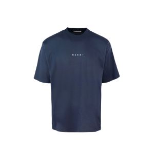 Dark blue organic cotton T-shirt